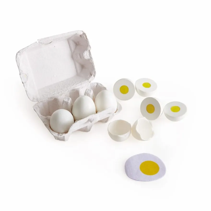 Leksaksmat - Äggkartong med 6 ägg