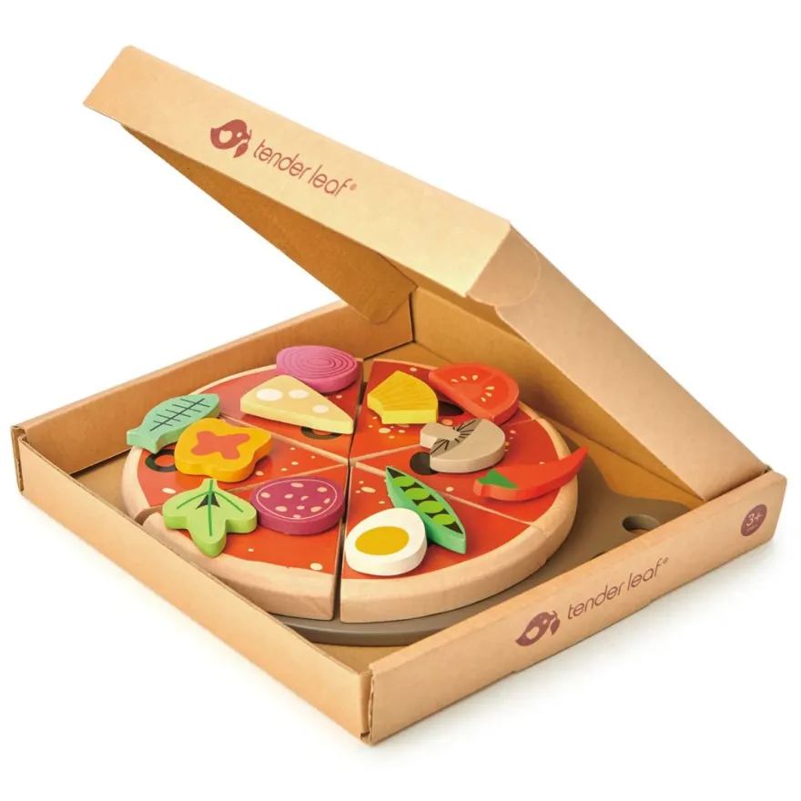 Leksaksmat – Pizza, 20 delar