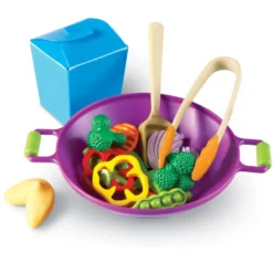 Leksaksmat - Wokpaket, 17 delar