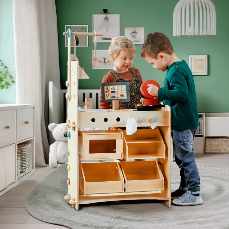 Lekstation 3-i-1 - Kök, butik & verkstad