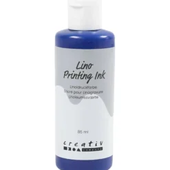 Linoleumfärg 85 ml. - Blå