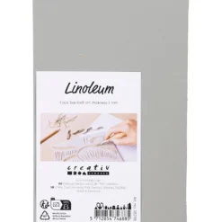 Linoleumplatta 10 x 15 cm, 2 st.