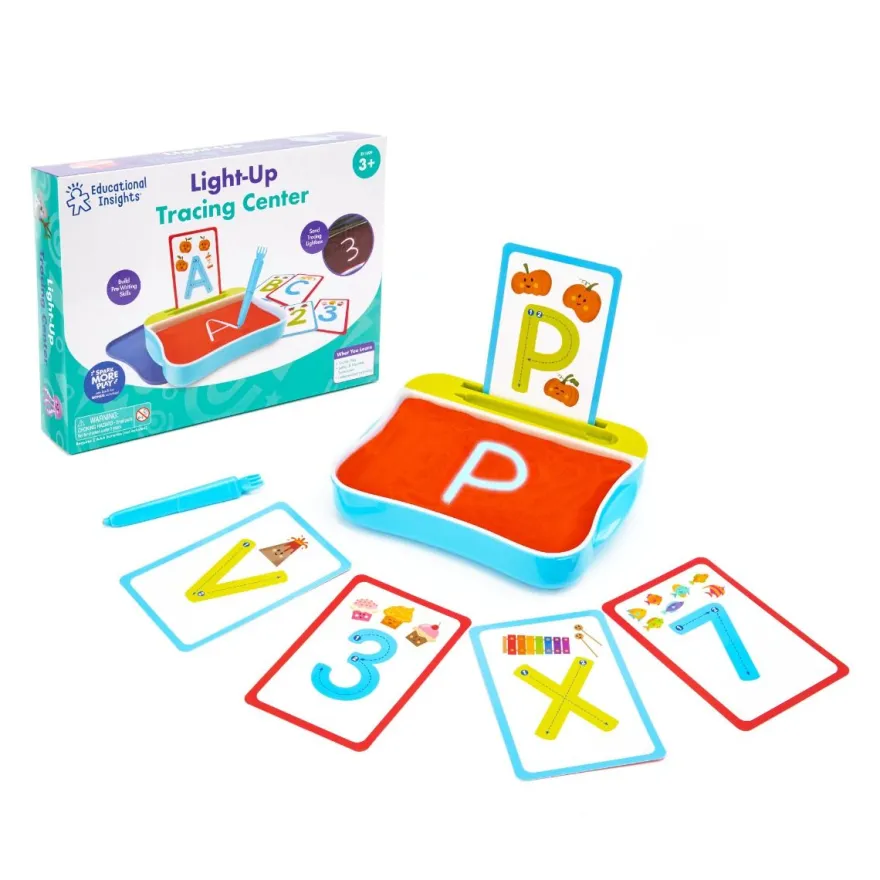 Ljustavla - Vi lär om siffror och bokstäver (A-Z)