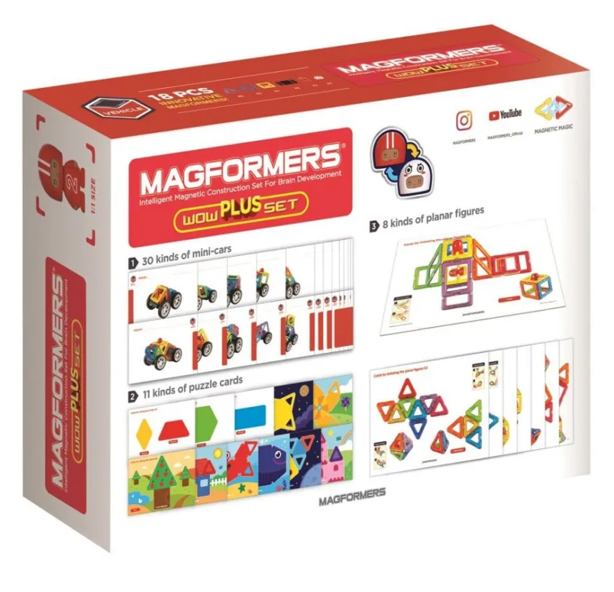 Magformers 18 st - Wow Plus