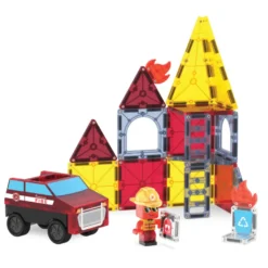 Magna-Tiles | Brandräddningsaktion, 27 st.