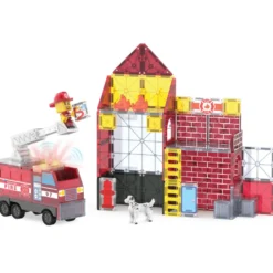 Magna-Tiles | Brandstation med ljud & ljus, 50 st.