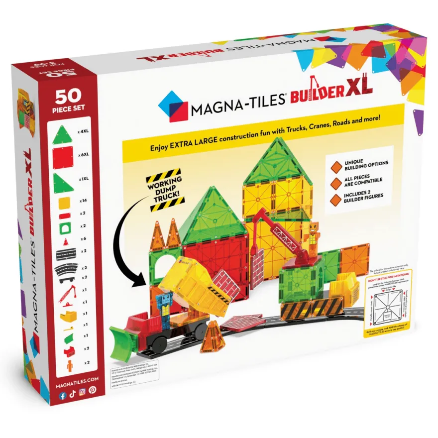 Magna-Tiles | Builder XL, 50 st.