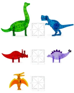 Magna-Tiles | Dinosaurier, 5 st.