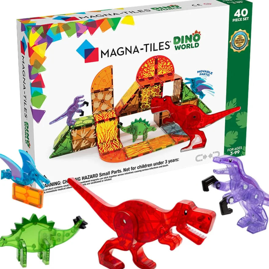 Magna-Tiles | Dino World, 40 st.