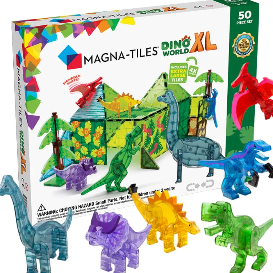 Magna-Tiles | Dino World XL, 50 st.