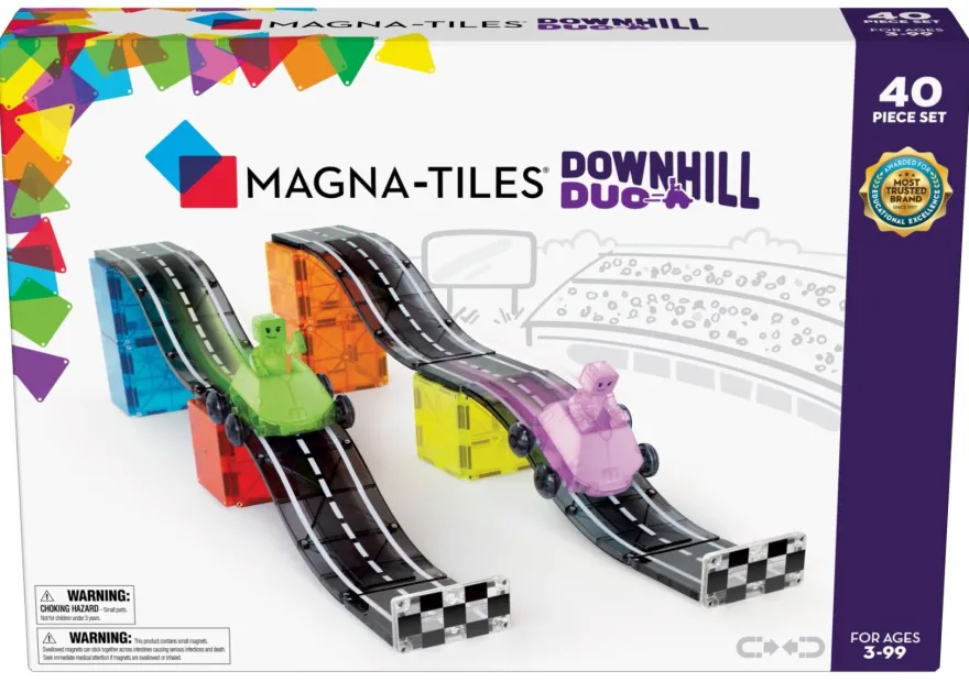 Magna-Tiles | Downhill Duo, 40 delar