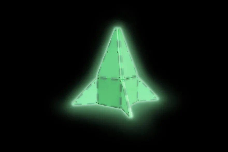 Magna-Tiles | Glow in the dark 16 st.