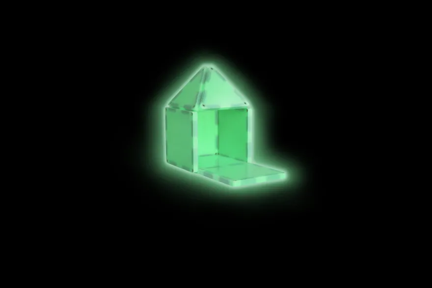 Magna-Tiles | Glow in the dark 16 st.
