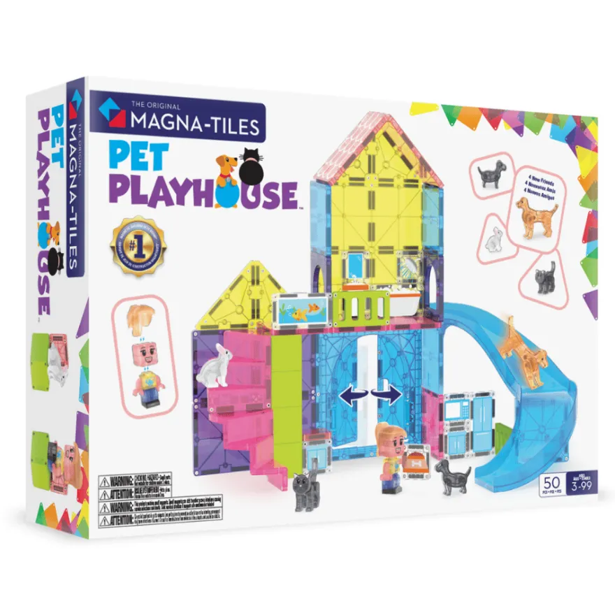 Magna-Tiles | Husdjurens paradis, 50 st.