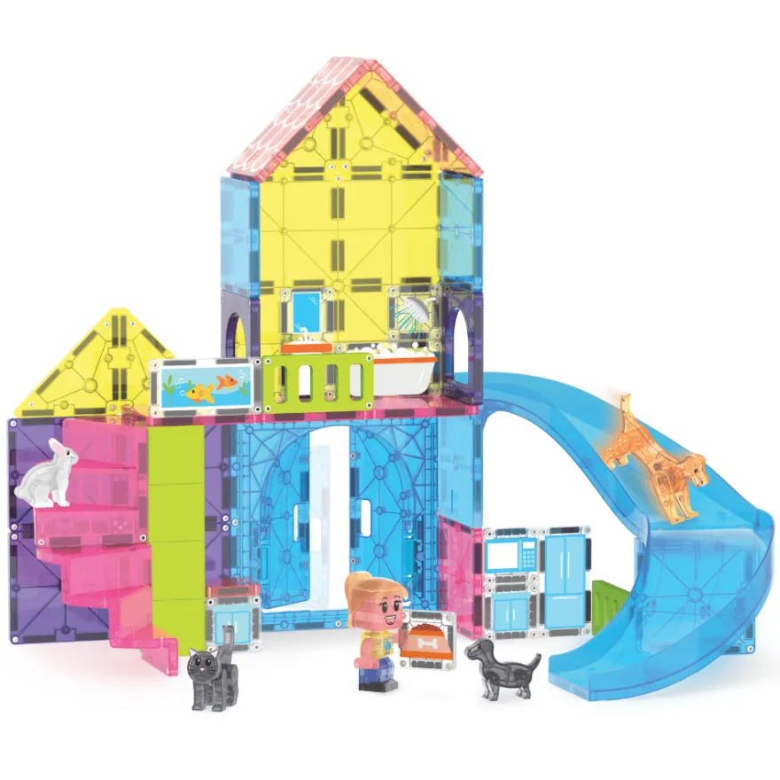 Magna-Tiles | Husdjurens paradis, 50 st.