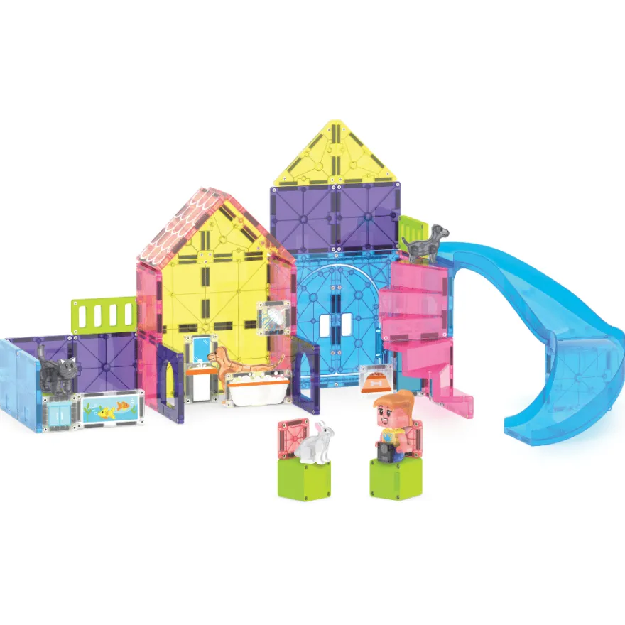 Magna-Tiles | Husdjurens paradis, 50 st.