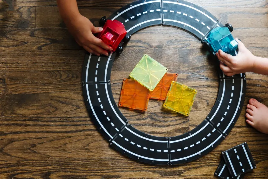Magna-Tiles | Körbanor, 12 delar