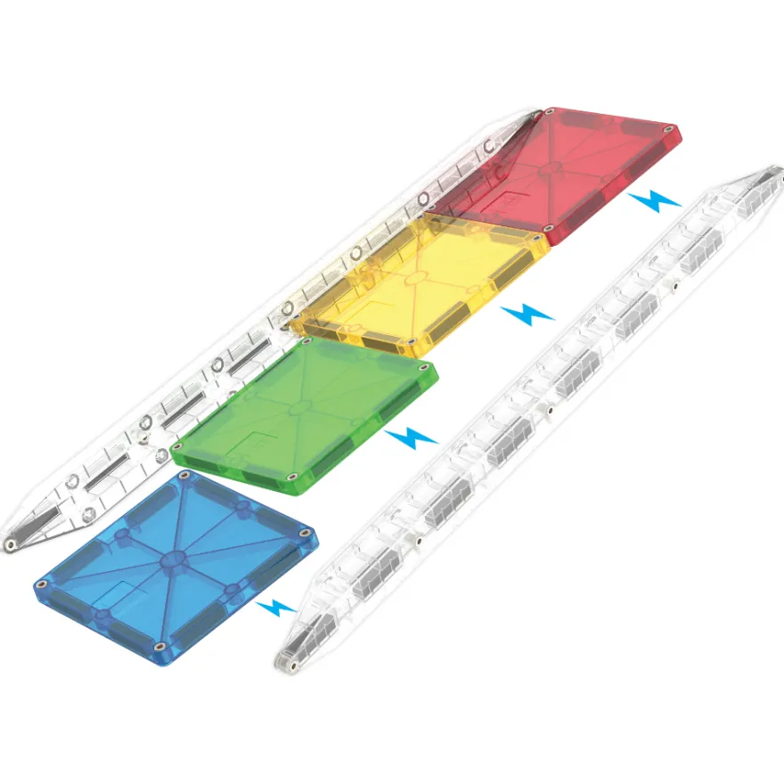 Magna-Tiles | Kulbana Rail Racers Deluxe, 90 st.