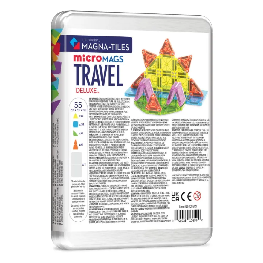 Magna-Tiles | microMAGS deluxe resepaket, 55 st.