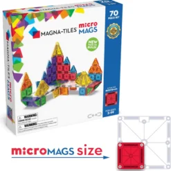 Magna-Tiles | microMAGS Deluxe, 70 st.