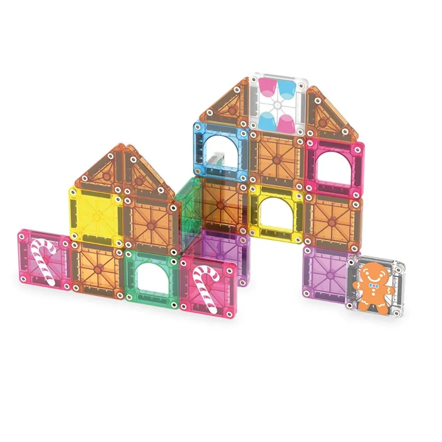 Magna-Tiles | microMAGS Gingerbread House, 24 st.