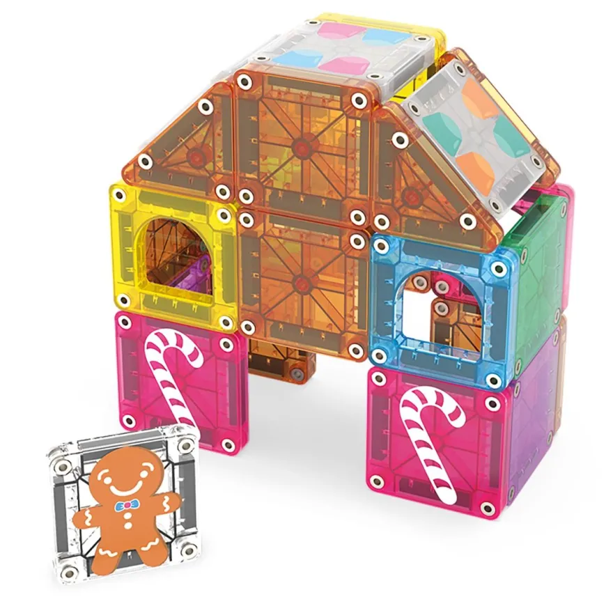 Magna-Tiles | microMAGS Gingerbread House, 24 st.