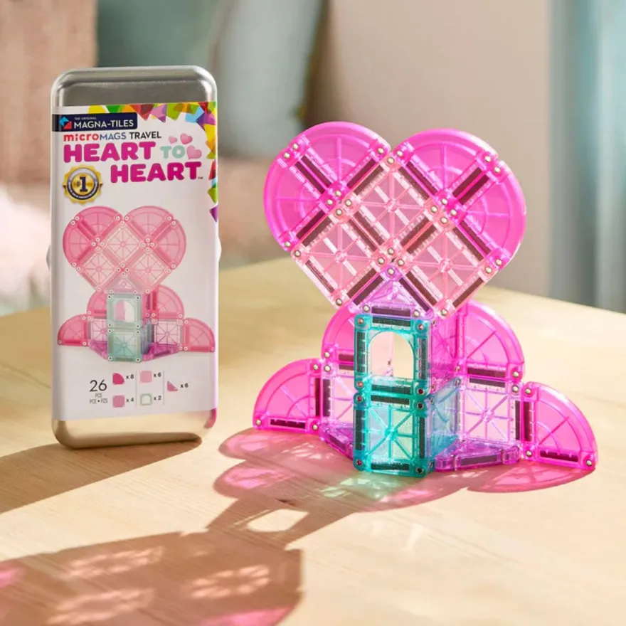 Magna-Tiles | microMAGS Heart to Heart, 26 st.