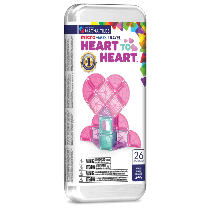 Magna-Tiles | microMAGS Heart to Heart, 26 st.