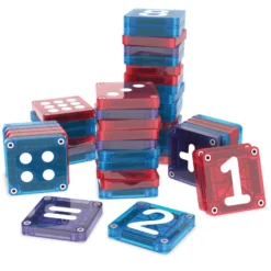 Magna-Tiles | microMAGS Learn Numbers, 56 st.