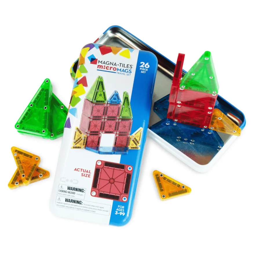Magna-Tiles | microMAGS Resepaket, 26 st.