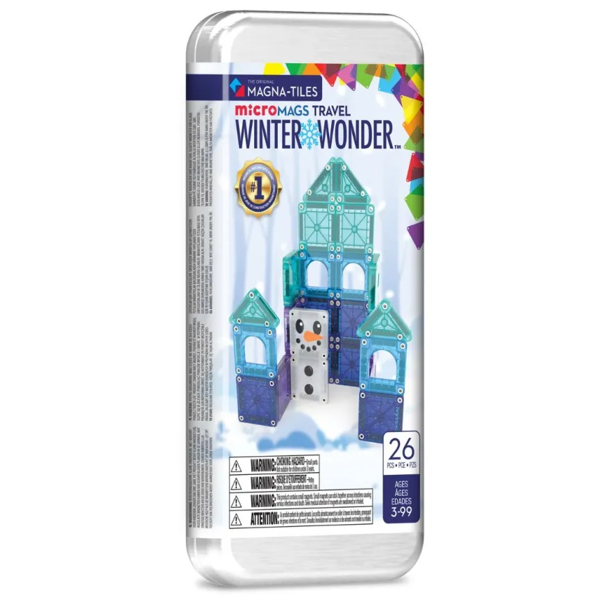 Magna-Tiles | microMAGS Winter Wonderland, 26 st.