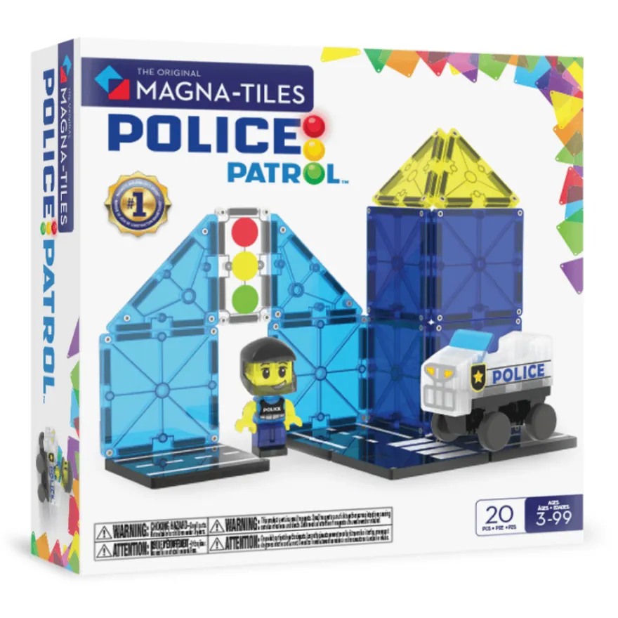 Magna-Tiles | Polispatrull, 20 st.