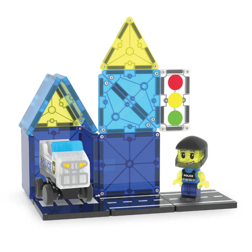 Magna-Tiles | Polispatrull, 20 st.