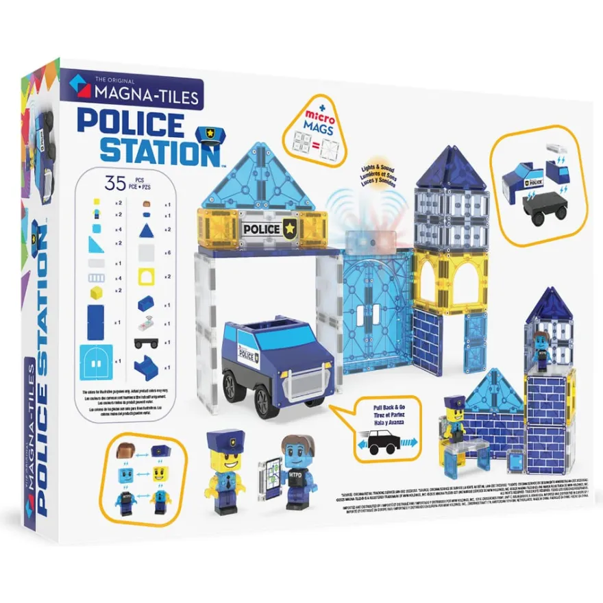 Magna-Tiles | Polisstation, 36 st.