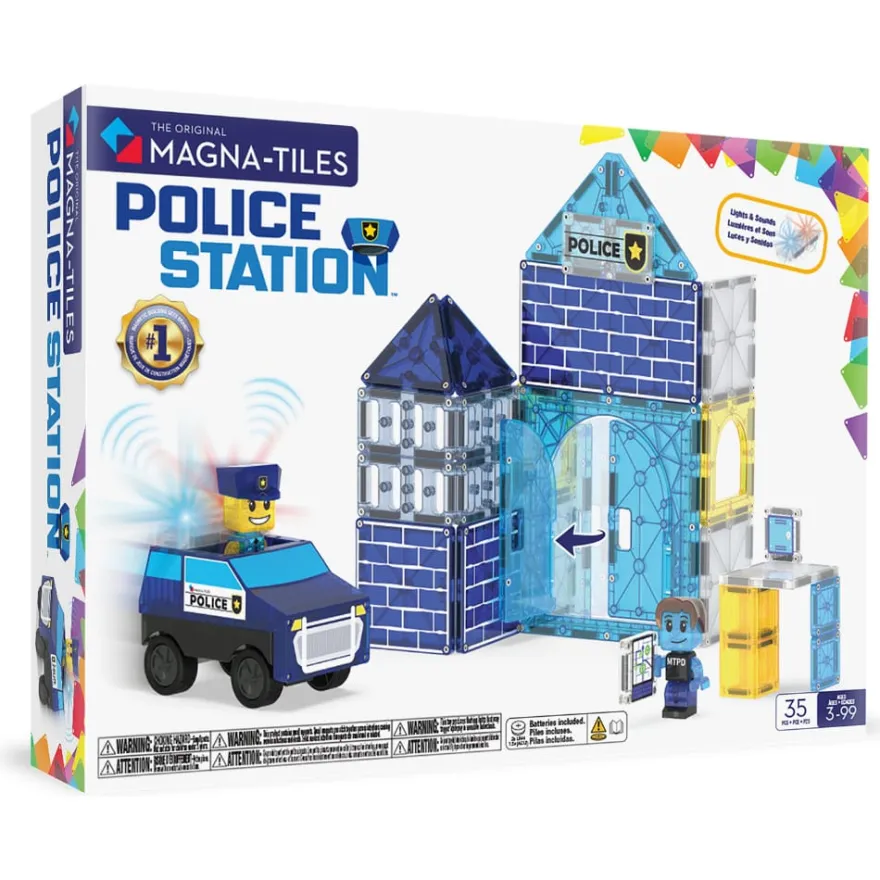 Magna-Tiles | Polisstation, 36 st.