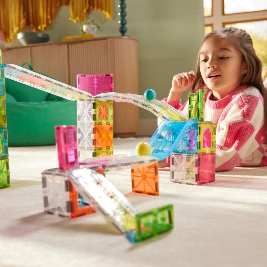 Magna-Tiles | Rail Racers Max kulbana, 80 st.