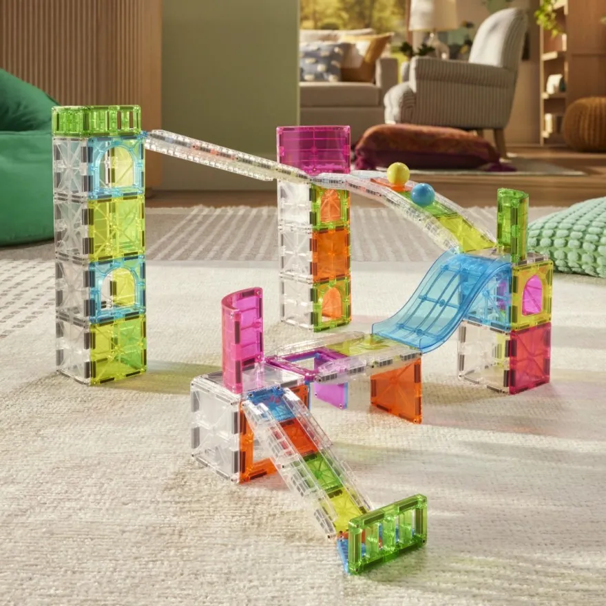 Magna-Tiles | Rail Racers Max kulbana, 80 st.