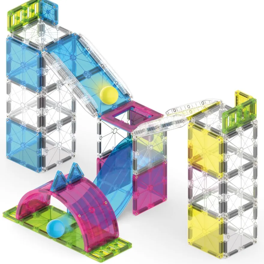 Magna-Tiles | Rail Racers Max kulbana, 80 st.