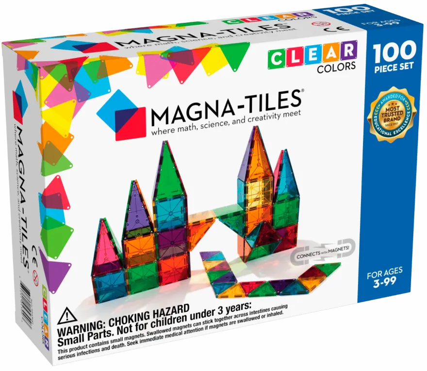 Magna-Tiles | Transparent 100 st.