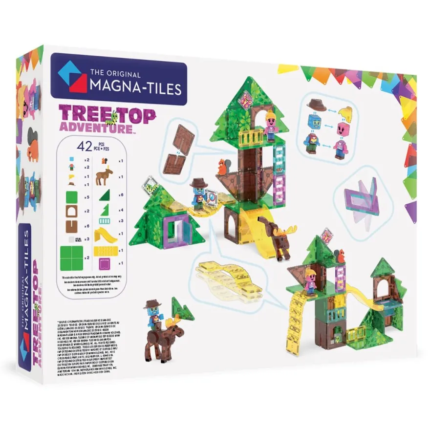 Magna-Tiles | Trädhuset, 42 st.