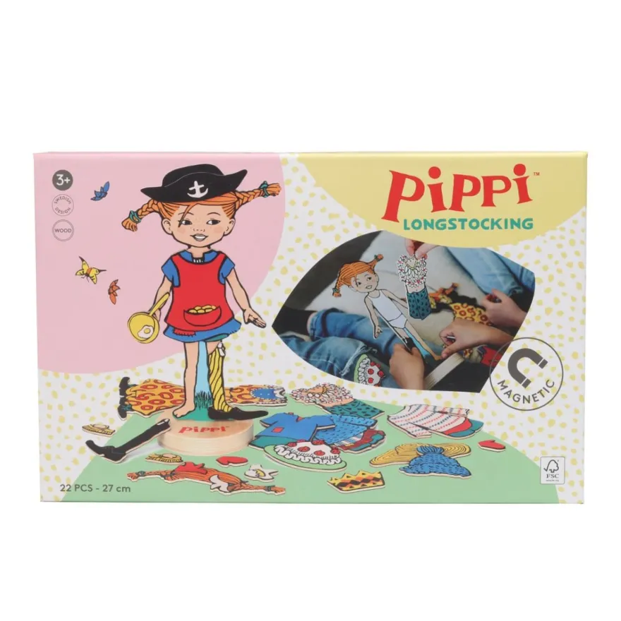 Magnetisk klippdocka, Pippi Långstrump