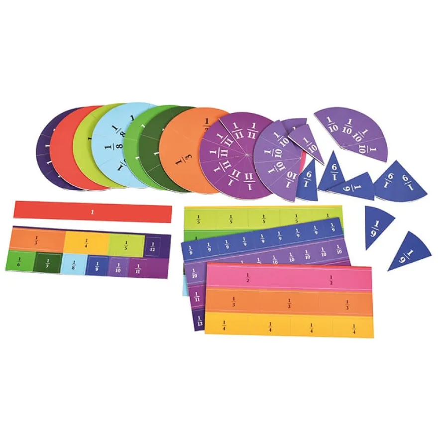 Magnetisk matematik - Bråktal & procent, 288 delar