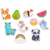 Magnetpaket med ABC, 123 och figurer, 106 delar