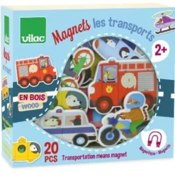 Magnetpaket, trä - Med motiv