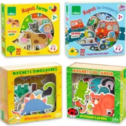 Magnetpaket, trä - Med motiv