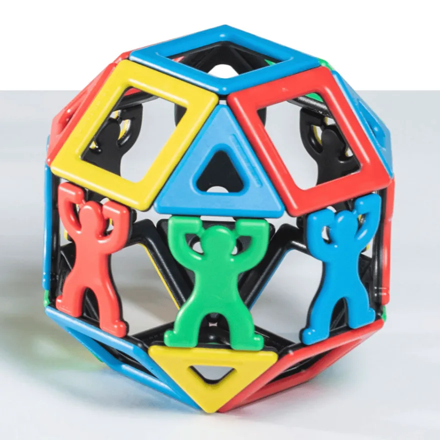 MAG Polydron | Akrobatpaket | 54 delar