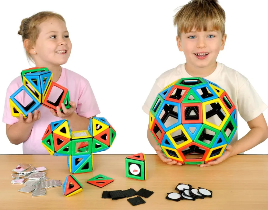 MAG Polydron Deluxe-set skolor/förskolor 184 delar