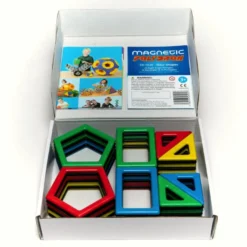 MAG Polydron | Set med extra figurer | 48 delar