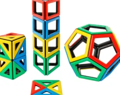 MAG Polydron | Set med extra figurer | 48 delar