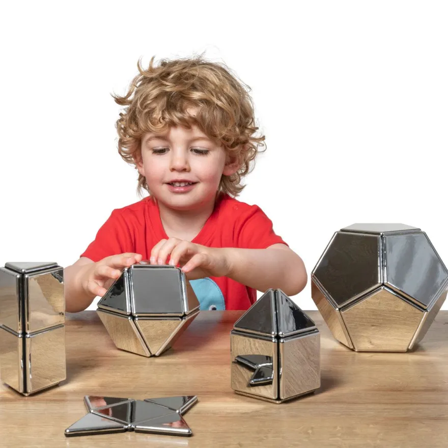 MAG Polydron | Spegelpaket | 48 delar